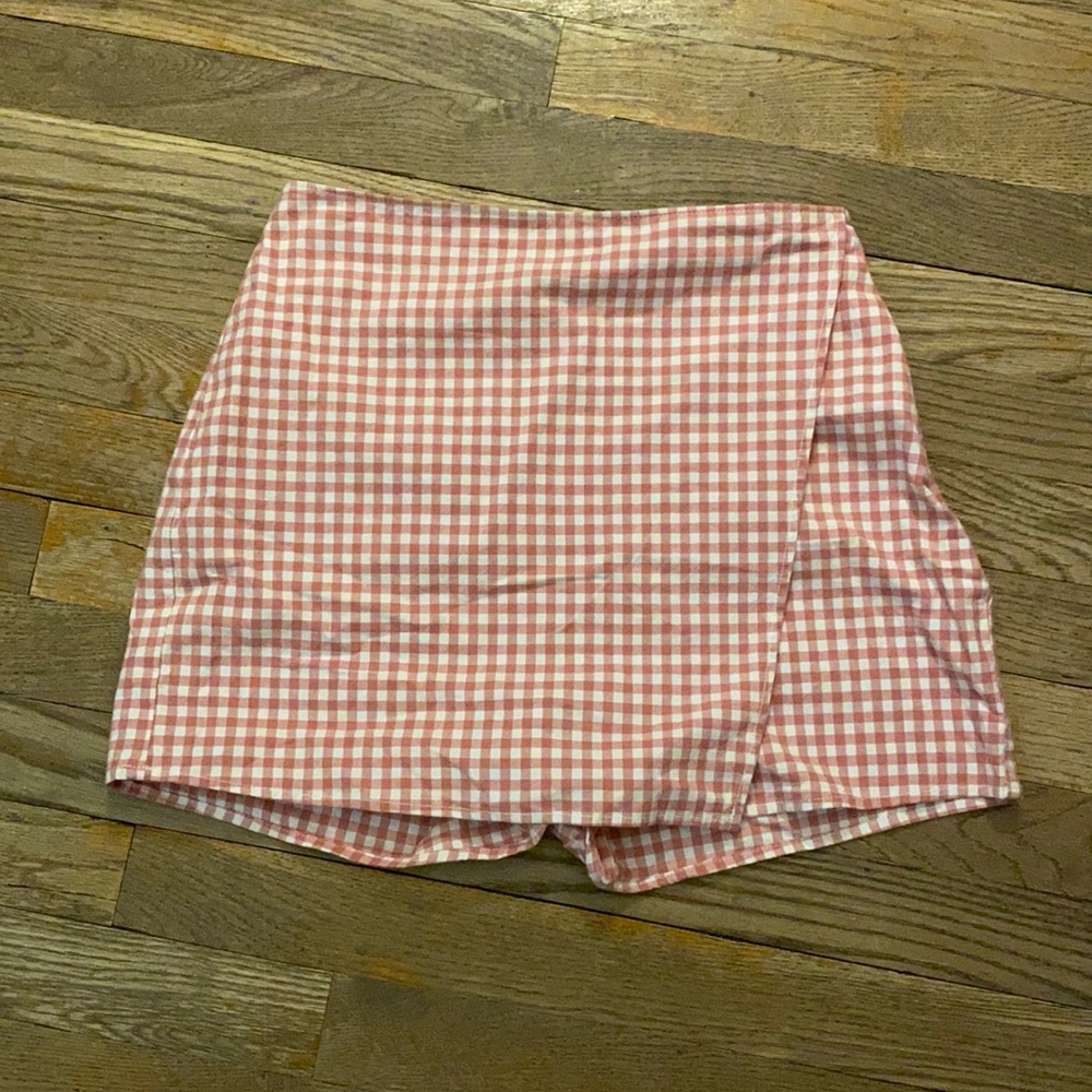 Hollister Plaid Skort NWT